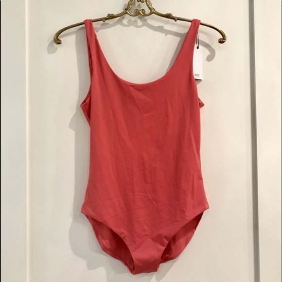 ONIA Kelly Scoop Neck Cayenne One-Piece Sz M - Picture 7 of 8